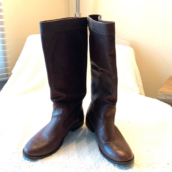 Diesel Desert Prarie Brown Leather High Boots - Picture 5 of 14